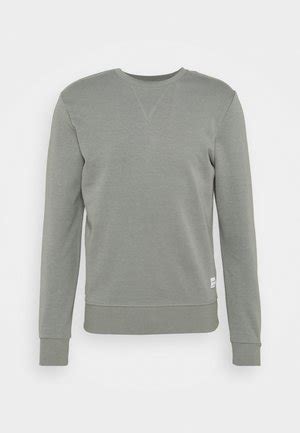 graue Sweatshirts für Herren 